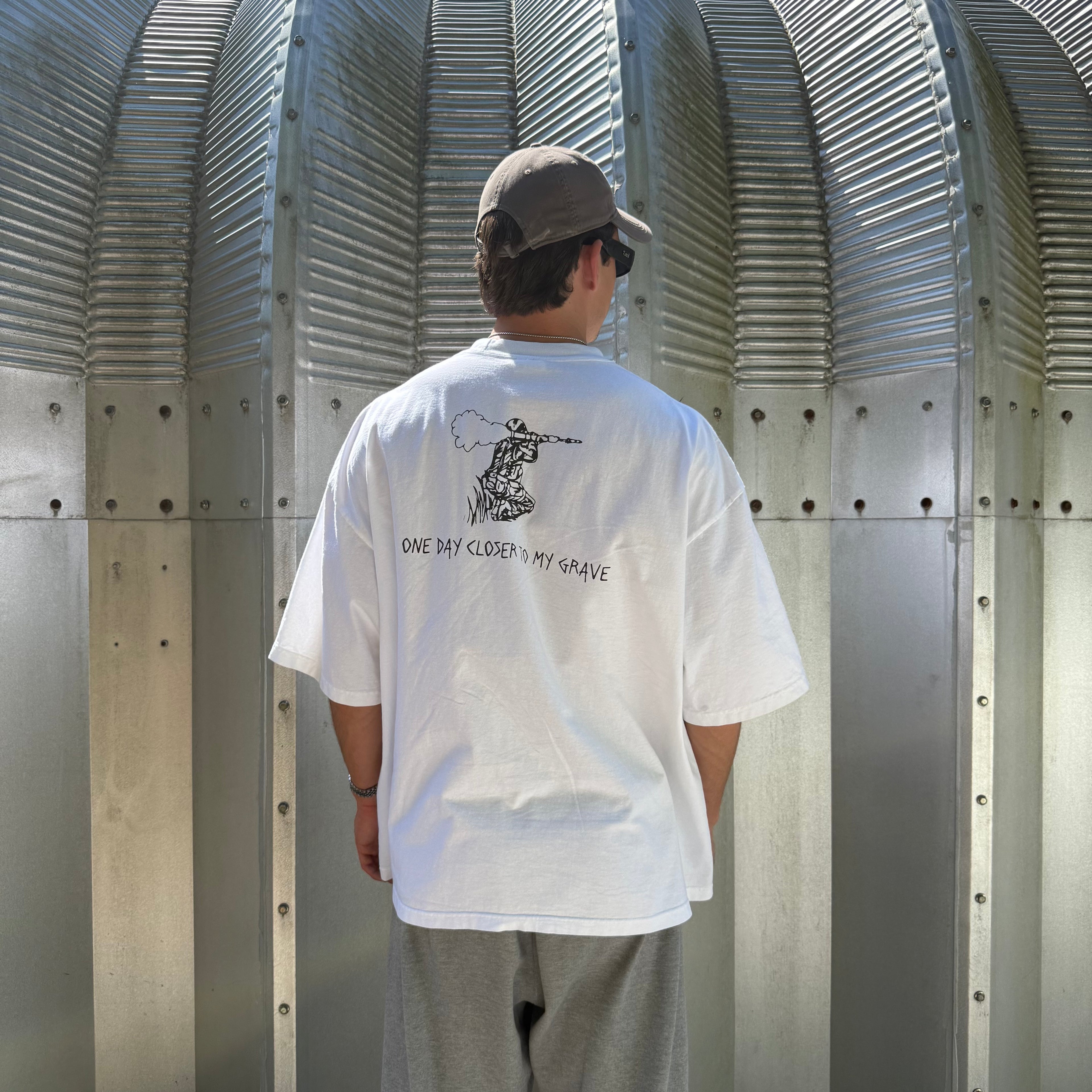 "One Day Closer" Oversized Short Sleeve Tee