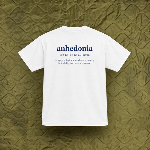 ANHEDONIA Tee - White