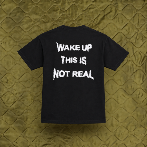 “THIS IS NOT REAL” Tee - Black