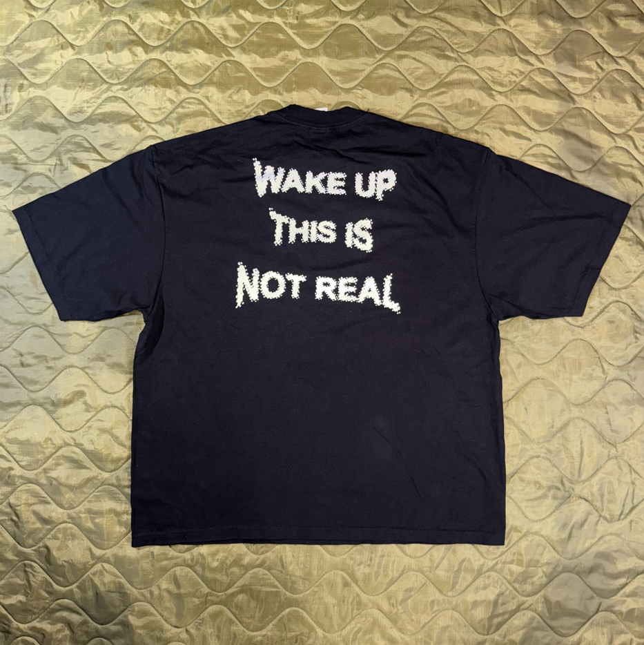 "This Is Not Real" Oversized Short Sleeve Tee (DEFECT BATCH)