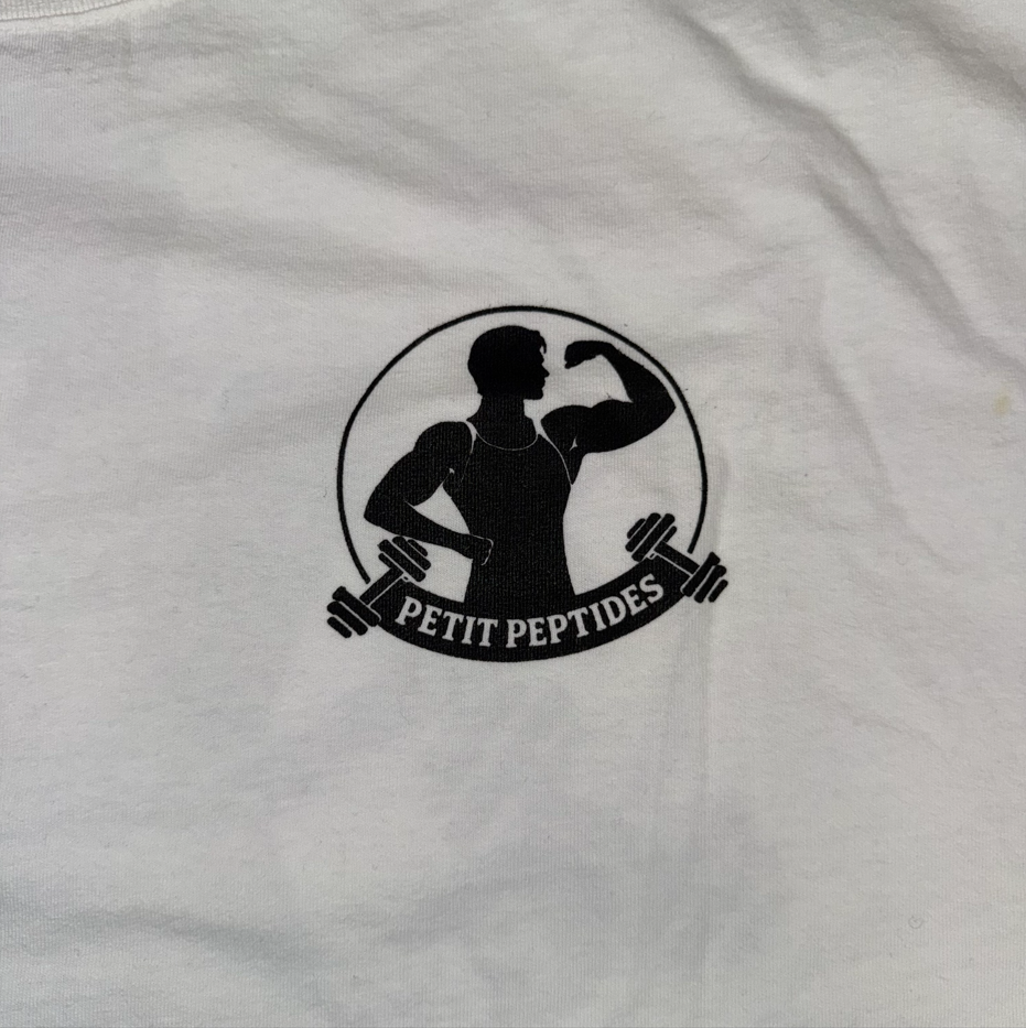 "PetitPeptides" Logo Oversized Short Sleeve Tee